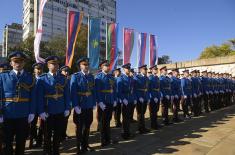 Minister Gašić leads the state wreath-laying ceremony at the Liberators of Belgrade Cemetery