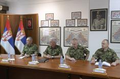 Ministar Gašić obišao Komandu Kopnene vojske u Nišu 