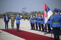 Minister Gašić attends dress rehearsal for Flag 2024 Display of Serbian Armed Forces’ Capabilities