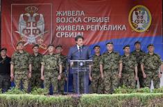 Minister Gašić with Special Forces candidates: Show that you deserve the title of elite