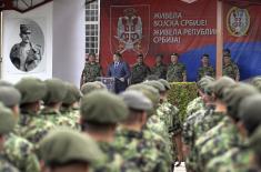 Minister Gašić with Special Forces candidates: Show that you deserve the title of elite