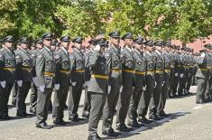 Ceremony to mark admission of 183 non-commissioned officers to professional military service