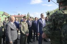 President Vučić visits newly built facilities in “Corporal Momčilo Gavrić” barracks in Loznica