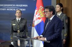 Ministar Gašić prisustvovao obeležavanju jubileja 15 godina Medicinskog fakulteta VMA 