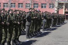 Class of March 2025 takes military oath, Minister Gašić attends