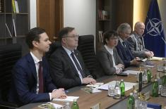 Minister Gašić meets with German and Finnish ambassadors