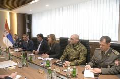 Minister Gašić meets with German and Finnish ambassadors