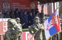 Class of March 2025 takes military oath, Minister Gašić attends