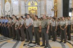 Arhijerejska liturgija sa molebanom povodom završetka školovanja kadeta