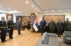 Minister Gašić presents promotion and appointment decrees to Serbian Armed Forces officers