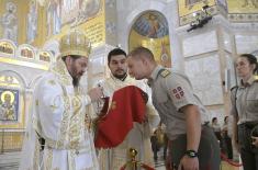 Arhijerejska liturgija sa molebanom povodom završetka školovanja kadeta