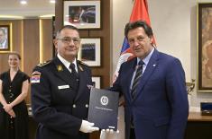 Minister Gašić presents promotion and appointment decrees to Serbian Armed Forces officers