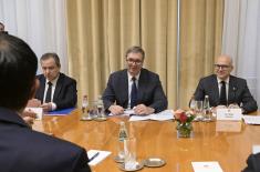Састанак председника и делегација Србије и Кипра