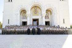 Arhijerejska liturgija sa molebanom povodom završetka školovanja kadeta