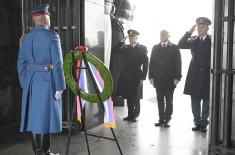 Minister Vučević lays wreath at Monument to Unknown Hero to mark Armistice Day