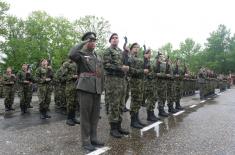  Министар Вучевић на полагању заклетве војника генерације „јун 2023“
