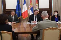 President Vučić meets with French Chief of Defence Staff