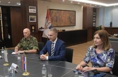 Министар Стефановић разговарао са командантом Националне гарде Кипрa 