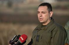 Minister Vulin: Everything is ready for the exercise “Century of Victors”