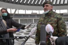 Ministar Vulin na Beogradskom sajmu: Vojska sprema 3.000 postelja za lečenje zaraženih korona virusom