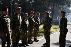 Tour of units of the Serbian Armed Forces in the Vranje garrison