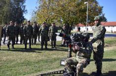 Tour of units of the Serbian Armed Forces in the Vranje garrison