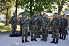 Tour of units of the Serbian Armed Forces in the Vranje garrison