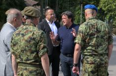 Minister Gašić attends ceremony to mark beginning of infrastructure project in Dedinje Barracks