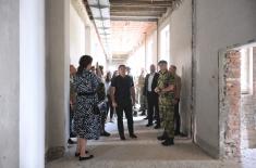 Minister Gašić attends ceremony to mark beginning of infrastructure project in Dedinje Barracks