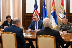 President Vučić meets with General James Hecker