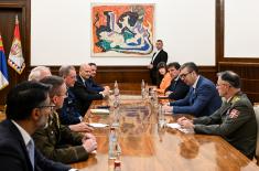 President Vučić meets with General James Hecker
