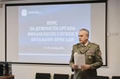 Course for Duties of Financial Service Authority in a Battalion-Brigade opens