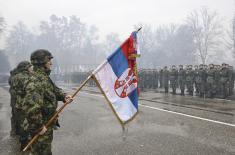 Министар Гашић на полагању заклетве војника генерације „децембар 2024“