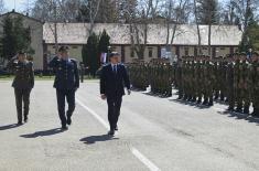 Class of March 2025 takes military oath, Minister Gašić attends