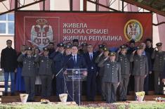 Class of March 2025 takes military oath, Minister Gašić attends