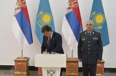 Minister Gašić meets with Minister Zhaksylykov in Astana