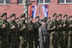 Class of March 2025 takes military oath, Minister Gašić attends