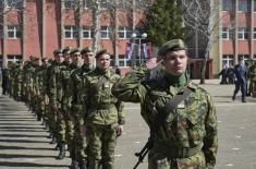 Class of March 2025 takes military oath, Minister Gašić attends