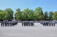 Ceremony to mark admission of 183 non-commissioned officers to professional military service