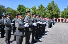 Ceremony to mark admission of 183 non-commissioned officers to professional military service