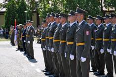 Ceremony to mark admission of 183 non-commissioned officers to professional military service