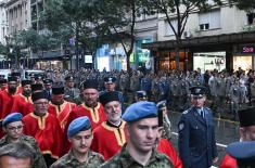 Pripadnici Ministarstva odbrane i Vojske Srbije učestvovali u Spasovdanskoj litiji 