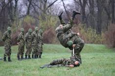 Military Academy cadets demonstrate their skills