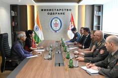 Sastanci ministra odbrane sa akreditovanim ambasadorima u Srbiji 