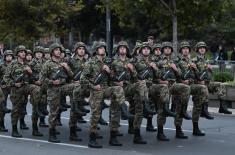 Minister Gašić attends dress rehearsal for cadets’ commissioning ceremony