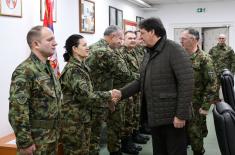 Minister Gašić and General Mojsilović visit Defence System Operations Centre