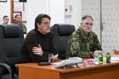 Minister Gašić and General Mojsilović visit Defence System Operations Centre