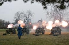 Почасна артиљеријска паљба поводом Дана државности Србије