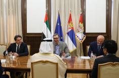 Sastanak predsednika Vučića sa državnim ministrom odbrane Ujedinjenih Arapskih Emirata