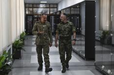 Meeting between Chief of Serbian Armed Force General Staff, KFOR Commander